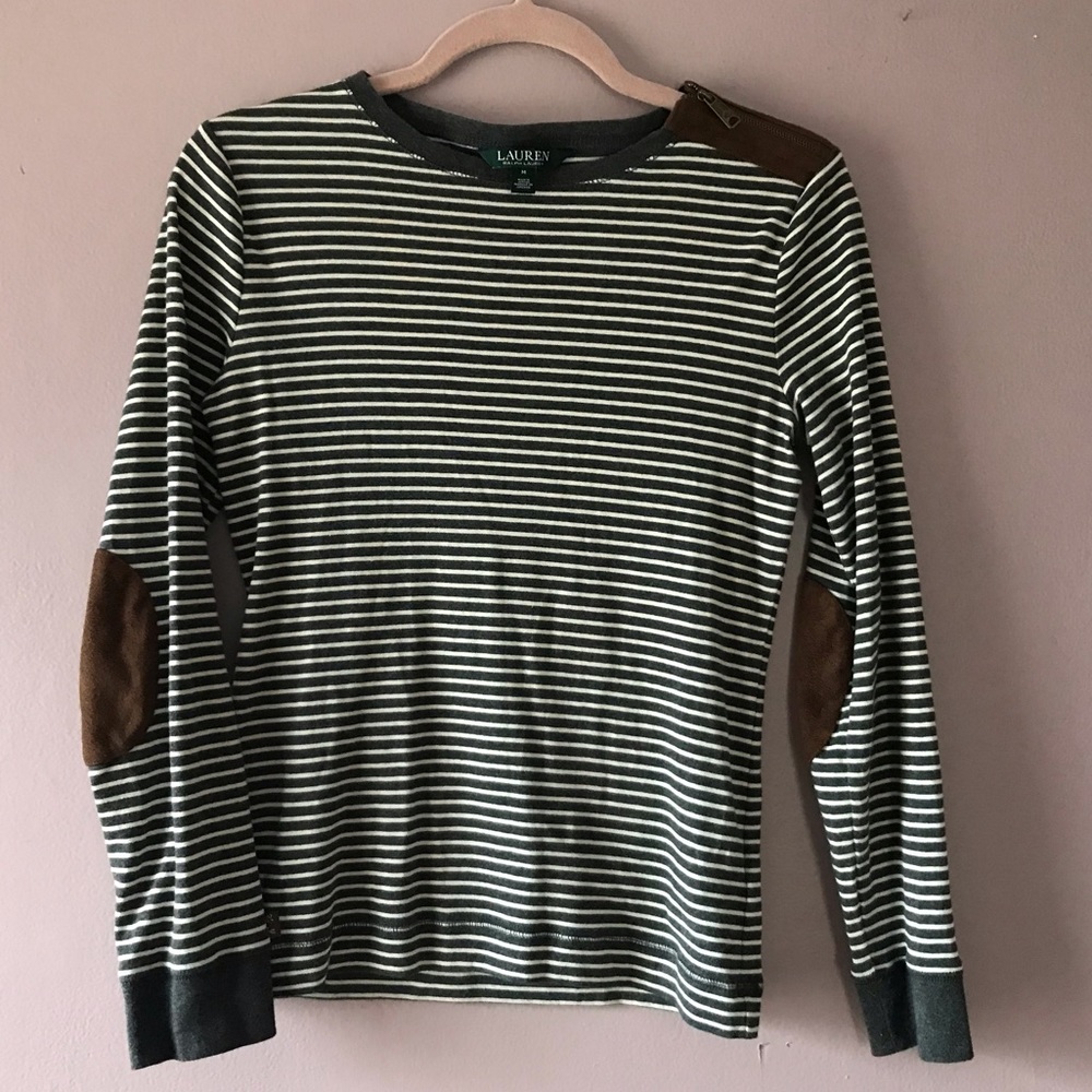Stripped long sleeve shirt